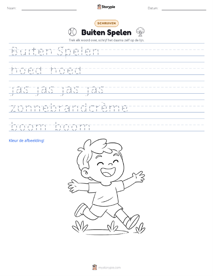 Schrijf Oefening