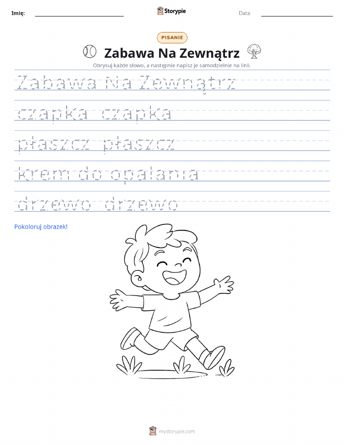 Ćwiczenie Pisania