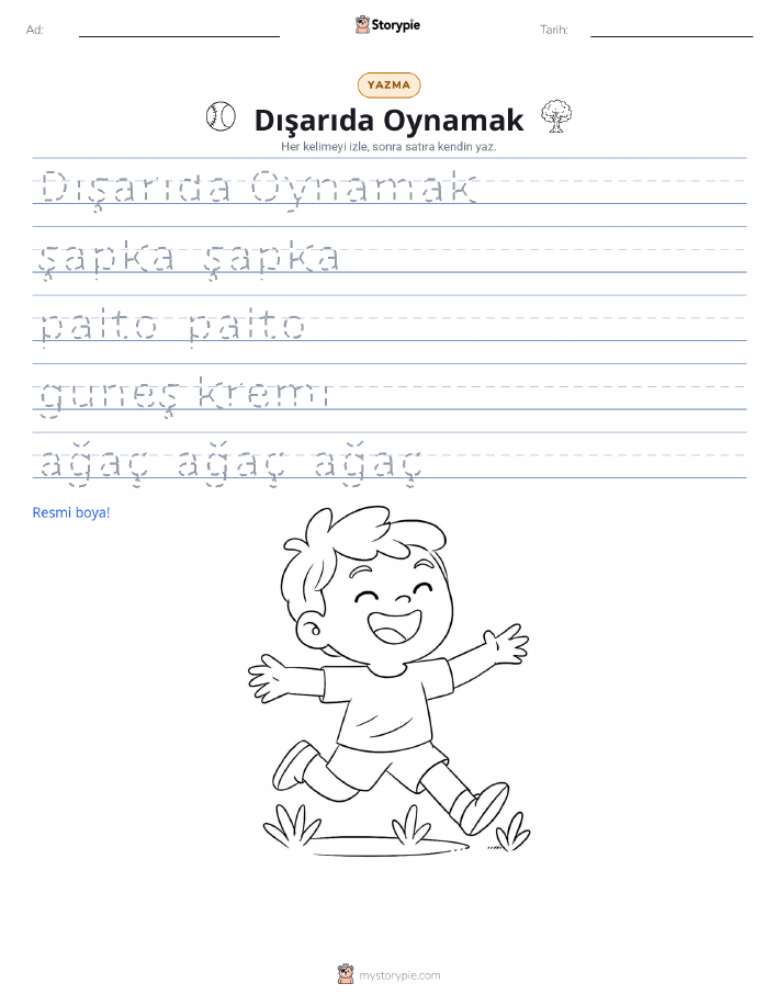 Yazma Pratiği