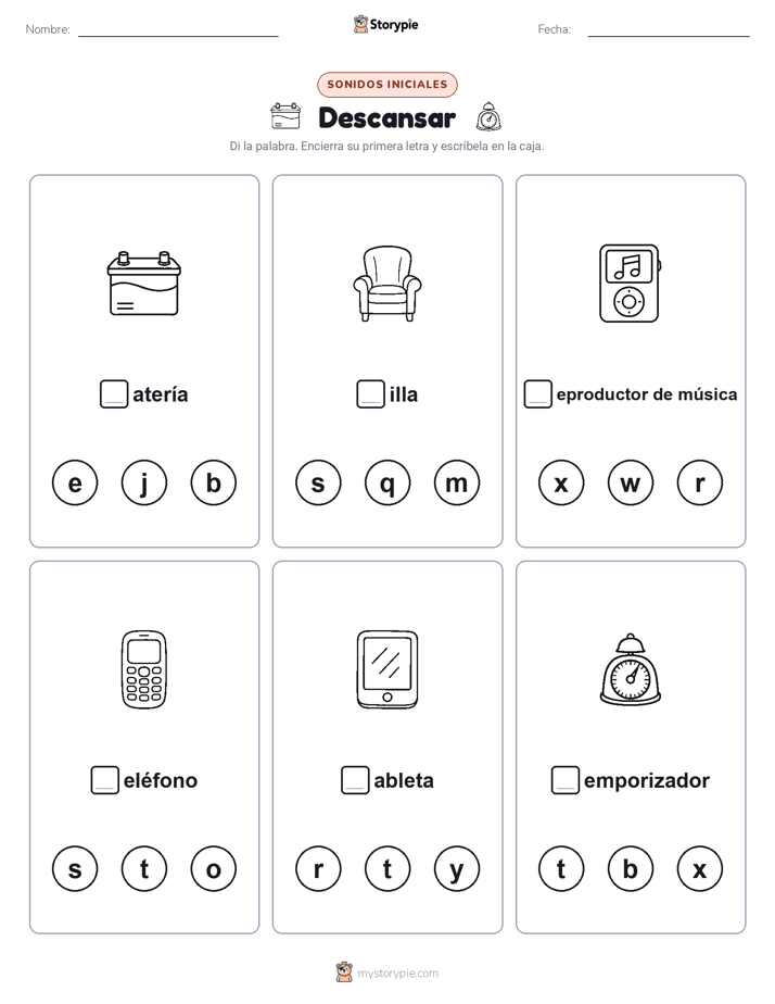 Sonidos Iniciales
