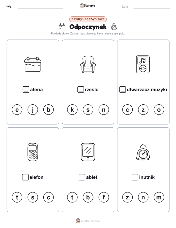 Dźwięki początkowe
