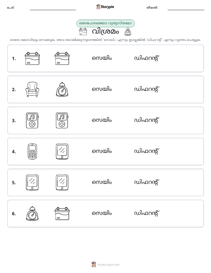 ഒന്നോ വ്യത്യാസമോ