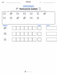 Podgląd drukowalnego arkusza ćwiczeń Kończenie zadań