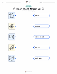 Tài liệu in sẵn Hoàn thành công việc cho trẻ em
