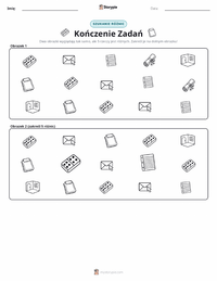 Podgląd drukowalnego arkusza ćwiczeń Kończenie zadań