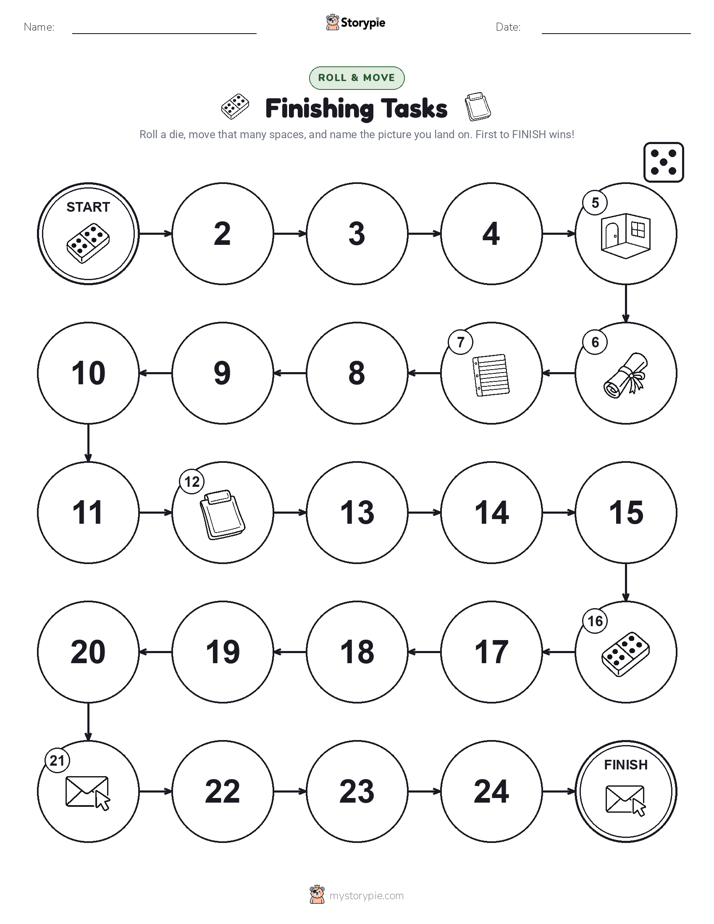 Roll & Move Game