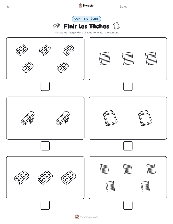 Compter & Écrire