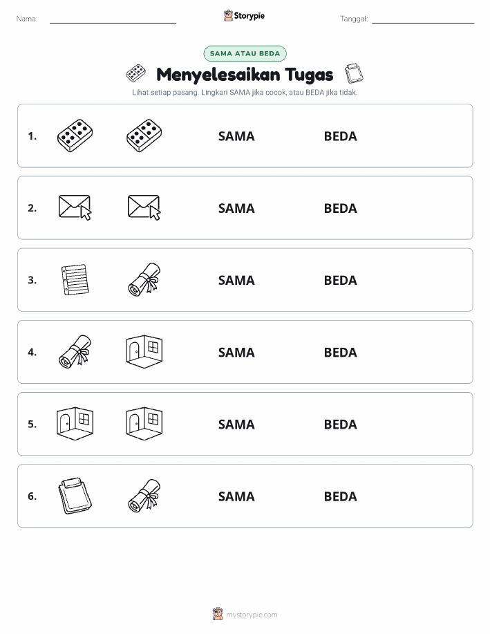 Sama atau Berbeda