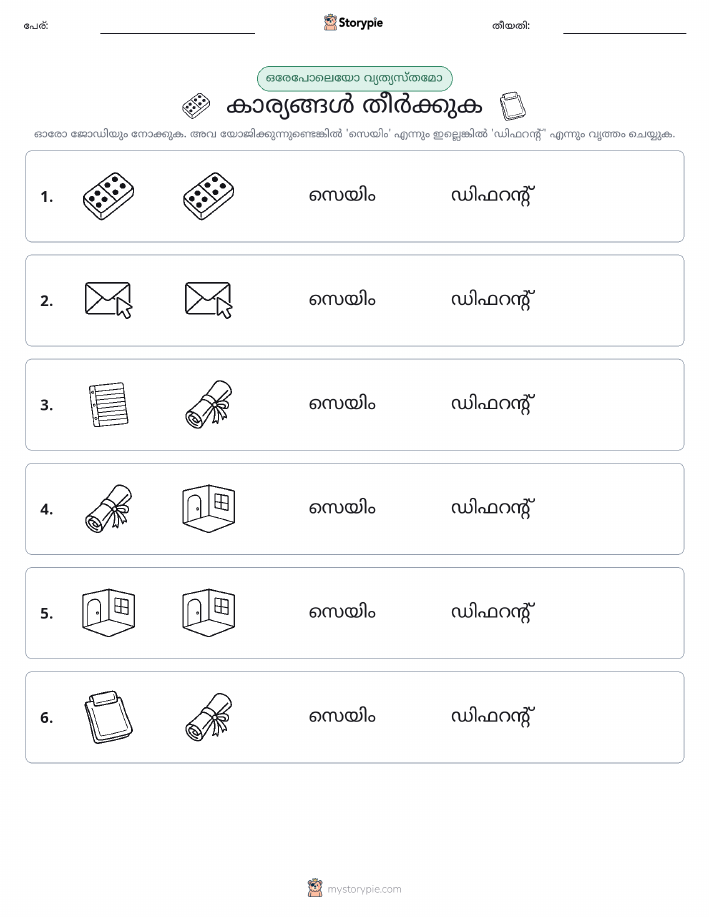ഒന്നോ വ്യത്യാസമോ