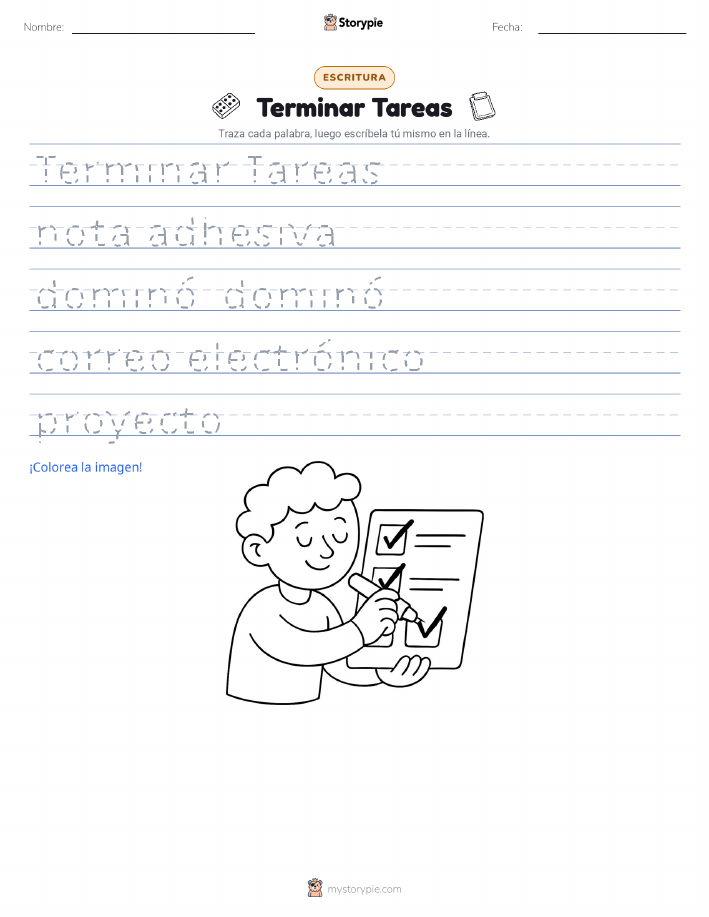 Práctica de Escritura