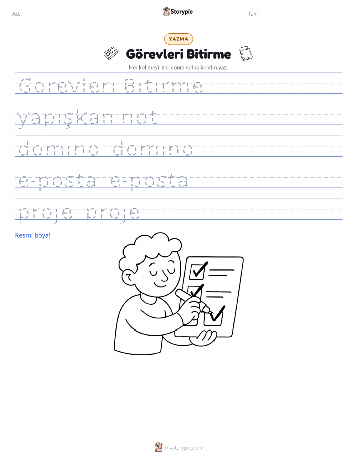 Yazma Pratiği