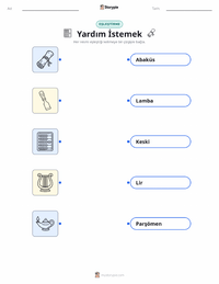 Yardım İstemek çocuklar için yazdırılabilir çalışma sayfası