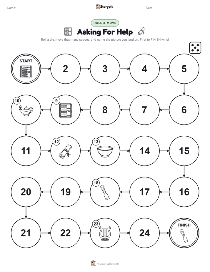 Roll & Move Game