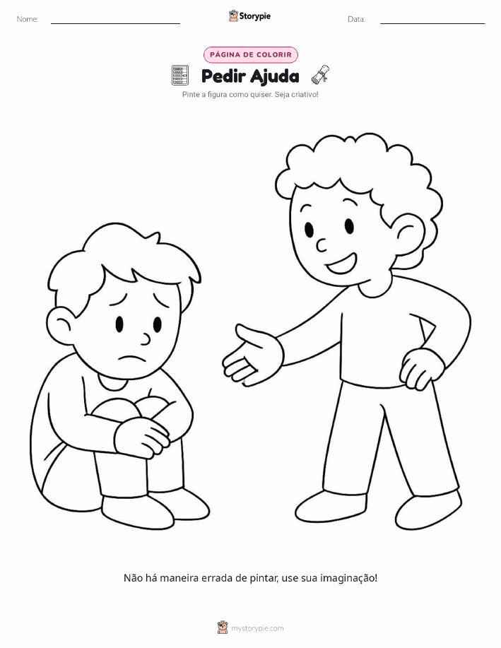 Página para colorir