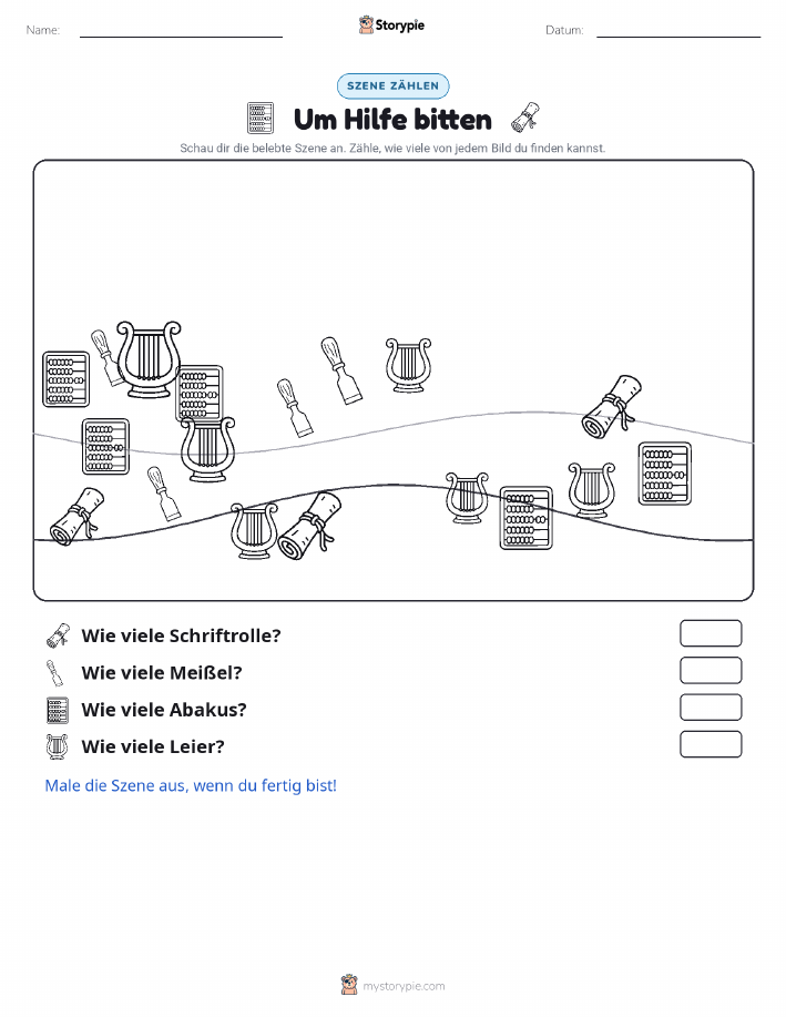 Zähl-Szene