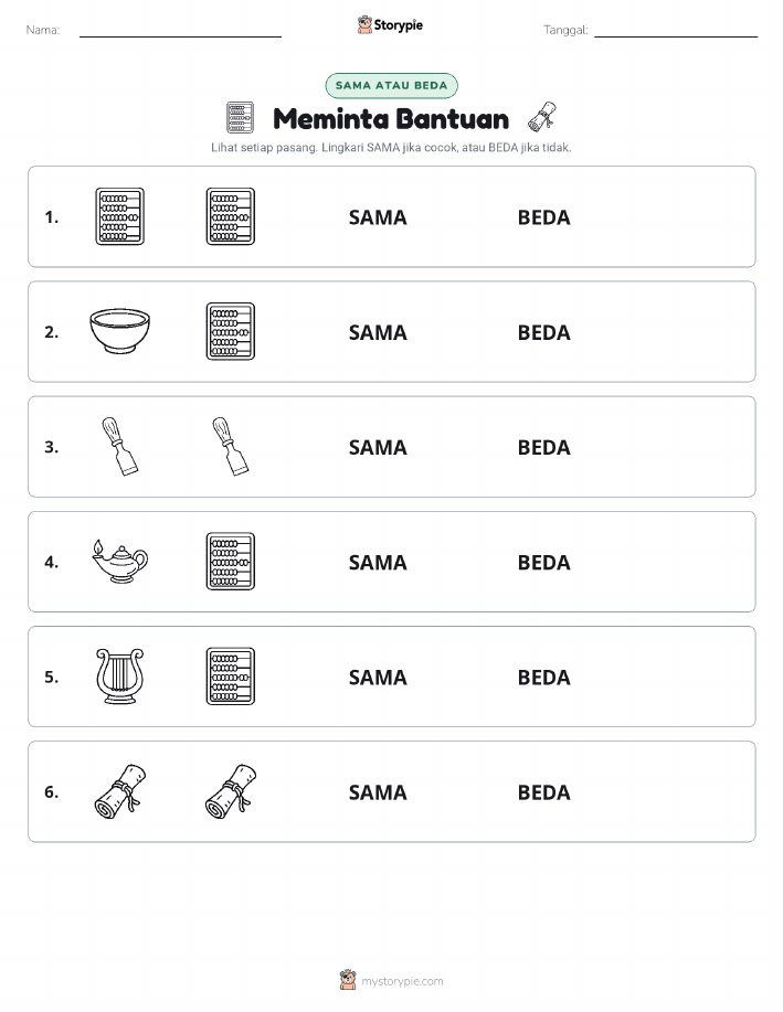 Sama atau Berbeda