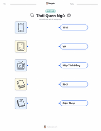Tài liệu in sẵn Thói Quen Ngủ cho trẻ em