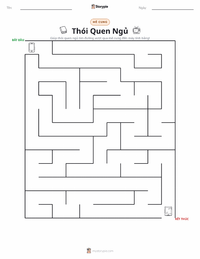 Xem trước tài liệu in sẵn Thói Quen Ngủ
