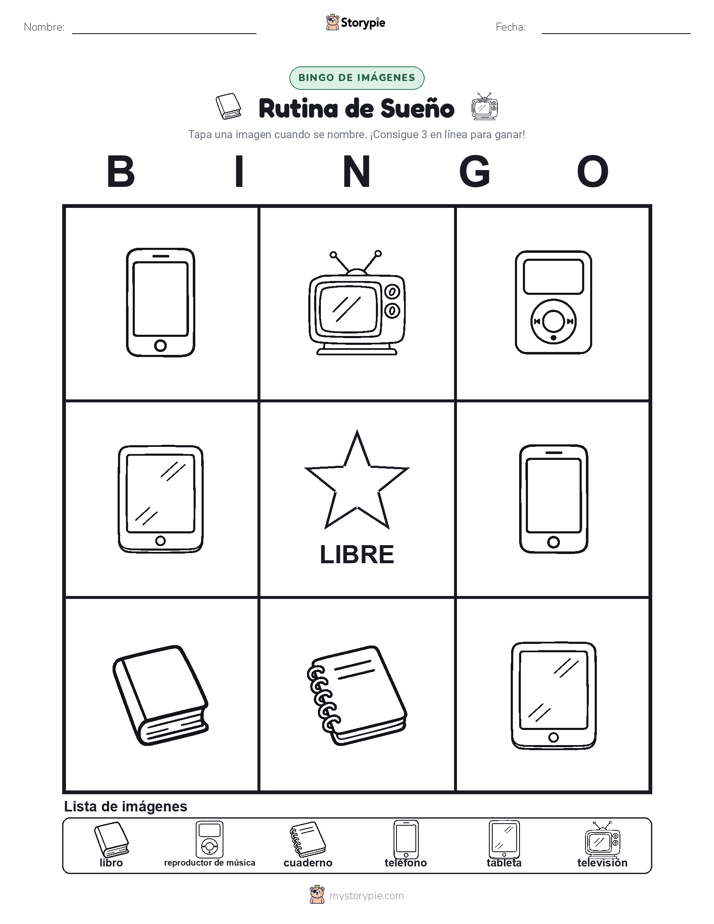 Bingo de Imágenes