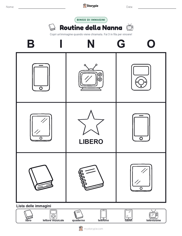 Bingo delle Immagini