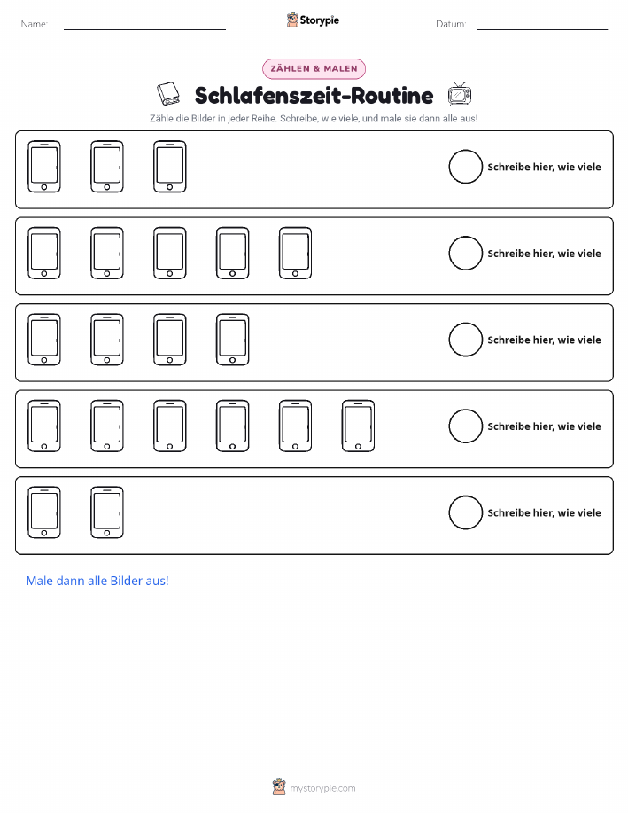 Zählen & Ausmalen