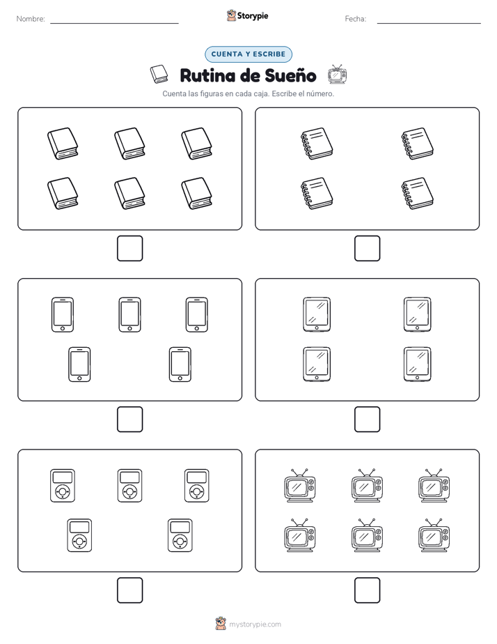 Cuenta y Escribe