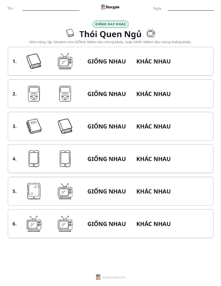 Giống Hay Khác