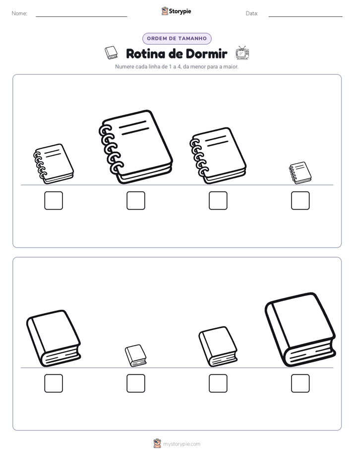 Ordem de Tamanho