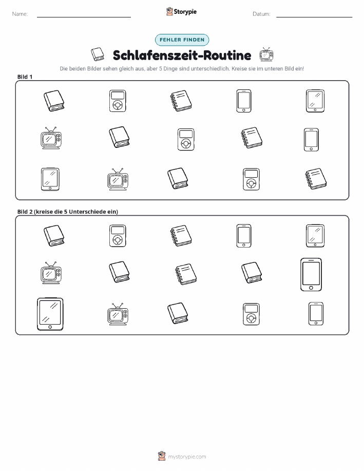 Finde den Unterschied