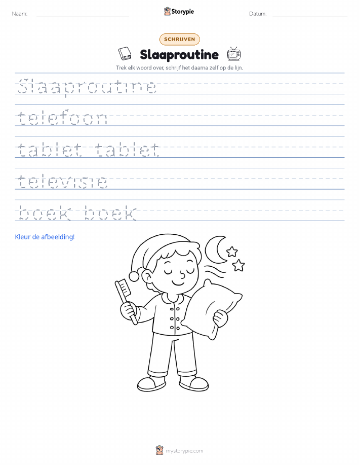 Schrijf Oefening