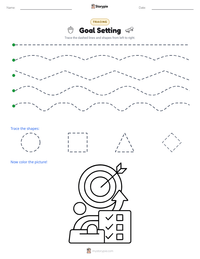 Goal Setting printable worksheet preview