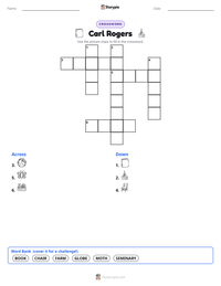 Carl Rogers printable worksheet preview