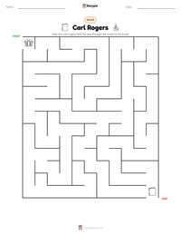 Carl Rogers printable worksheet preview