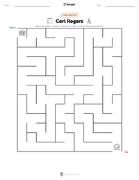 Aperçu de la feuille de travail imprimable Carl Rogers