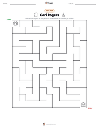 Carl Rogers afdrukbare werkblad voorbeeld