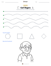 Carl Rogers printable worksheet preview