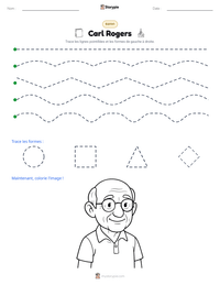 Aperçu de la feuille de travail imprimable Carl Rogers