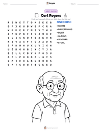 Carl Rogers druckbare Arbeitsblatt Vorschau