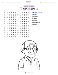 Anteprima della scheda stampabile di Carl Rogers