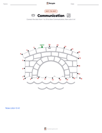 Communication printable worksheet preview