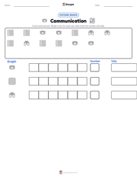 Communication printable worksheet preview