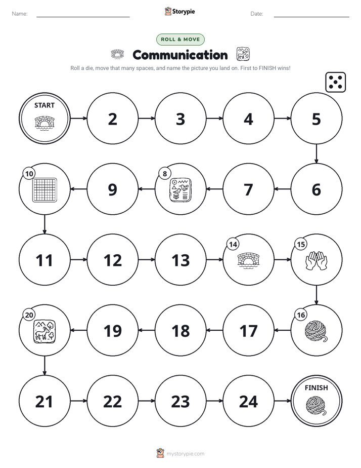 Roll & Move Game