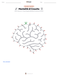 Anteprima della scheda stampabile di Mentalità di Crescita
