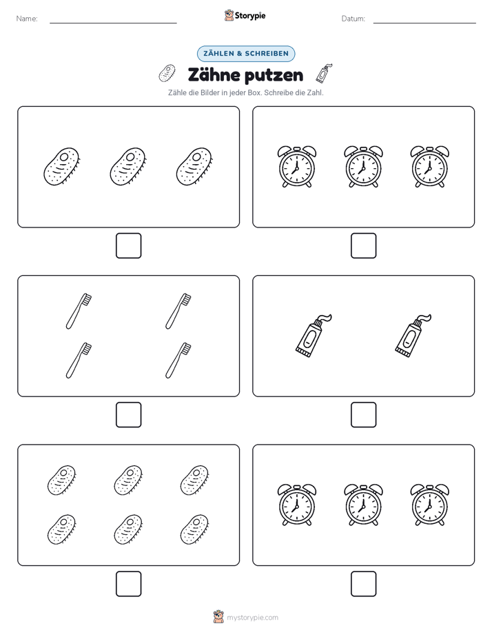 Zählen & Schreiben