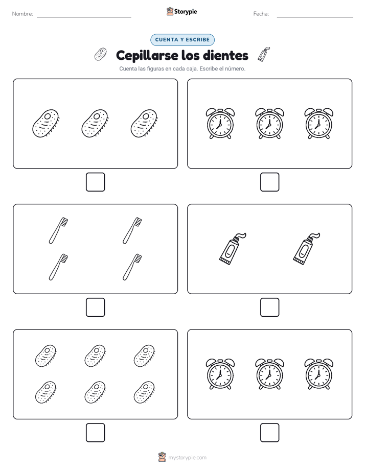 Cuenta y Escribe