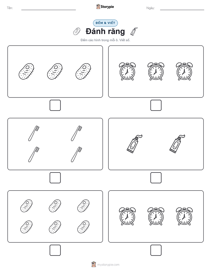Đếm & Viết