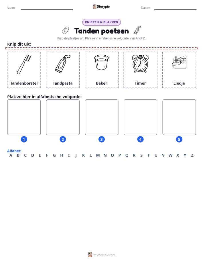 Knip & Plak Alfabet