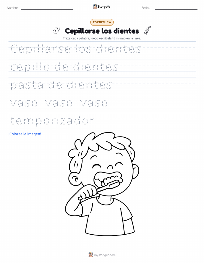 Práctica de Escritura