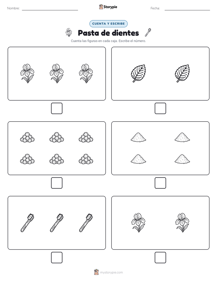 Cuenta y Escribe