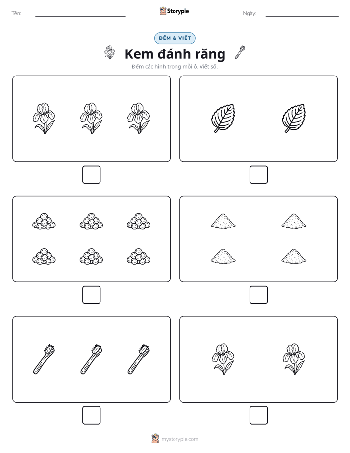 Đếm & Viết